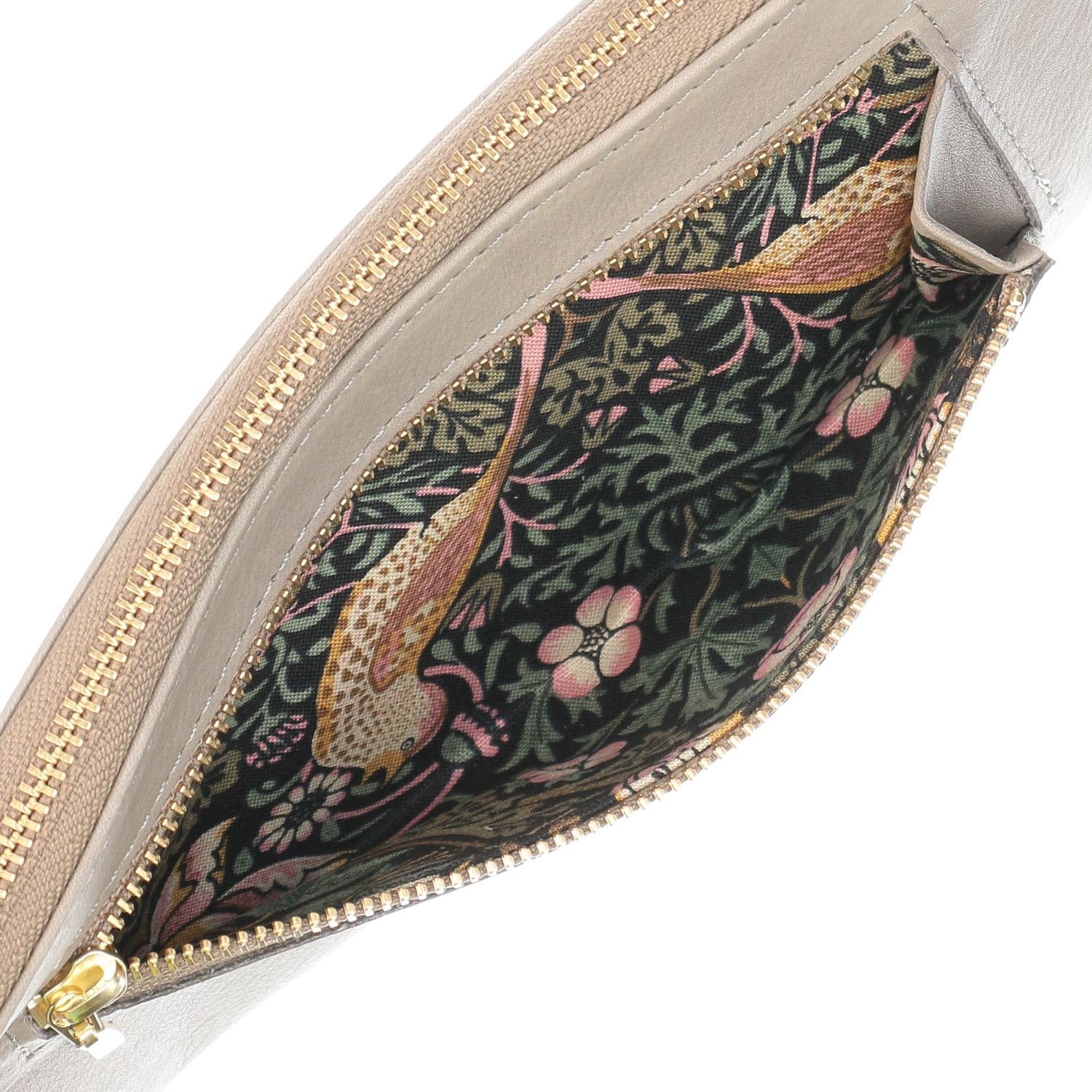 ディア調 モリス型押し L字ファスナー長財布 - 画像9