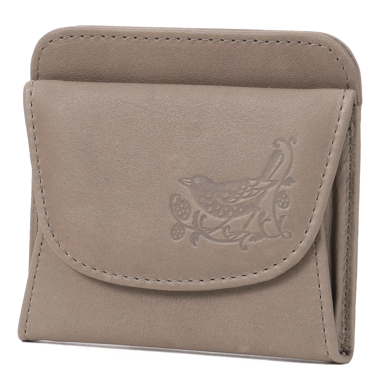 ディア調 モリス型押し オープン式単札入