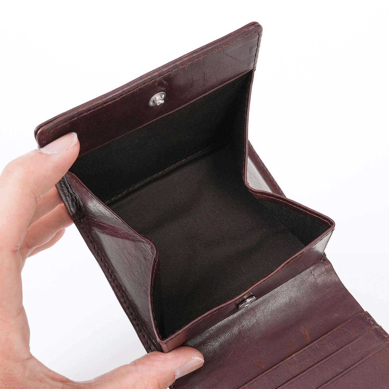 pacca pacca アラベスク中BOX二つ折り財布 - 画像5