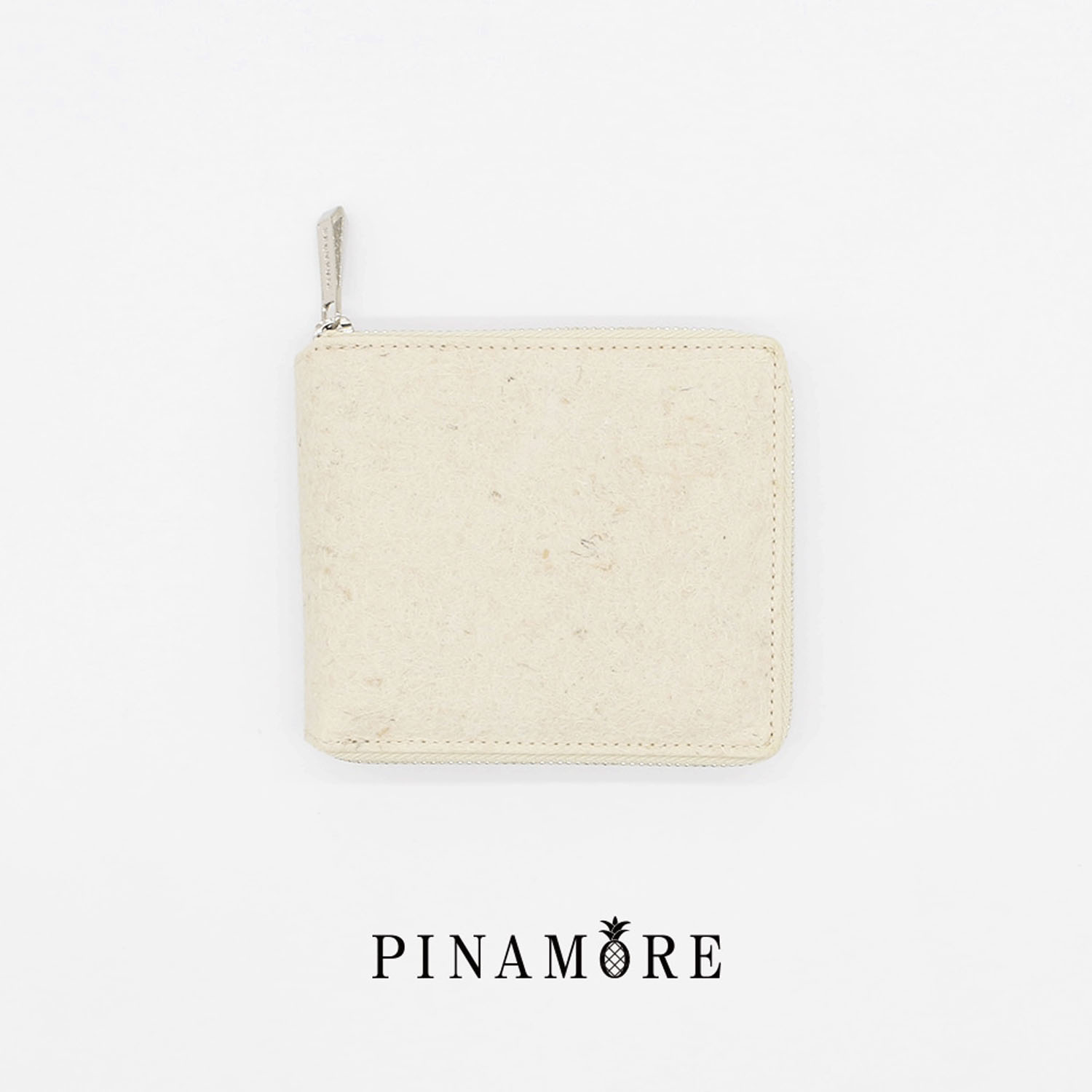 【パイナップルから作られた二つ折り財布】  ピニャーレ ハーフウォレット - 画像4