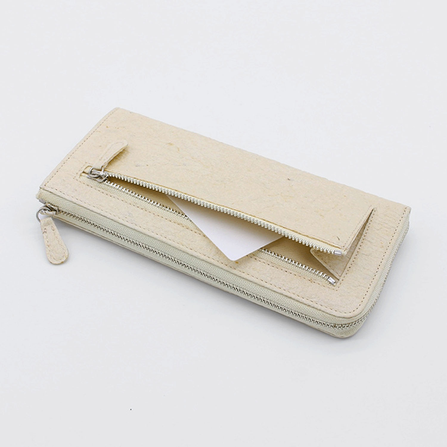 【パイナップルから作られた長財布】 ピニャーレロングウォレット - 画像2