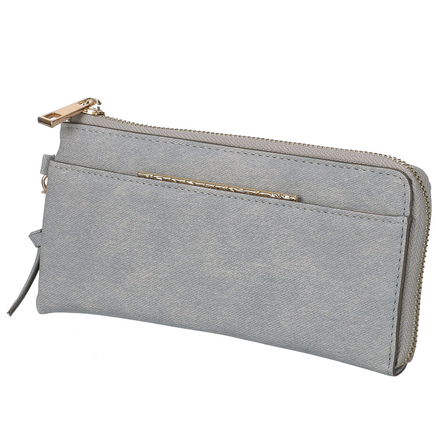 【Moda by bouquet】 レザーシュリンク L字ファアスナー長財布