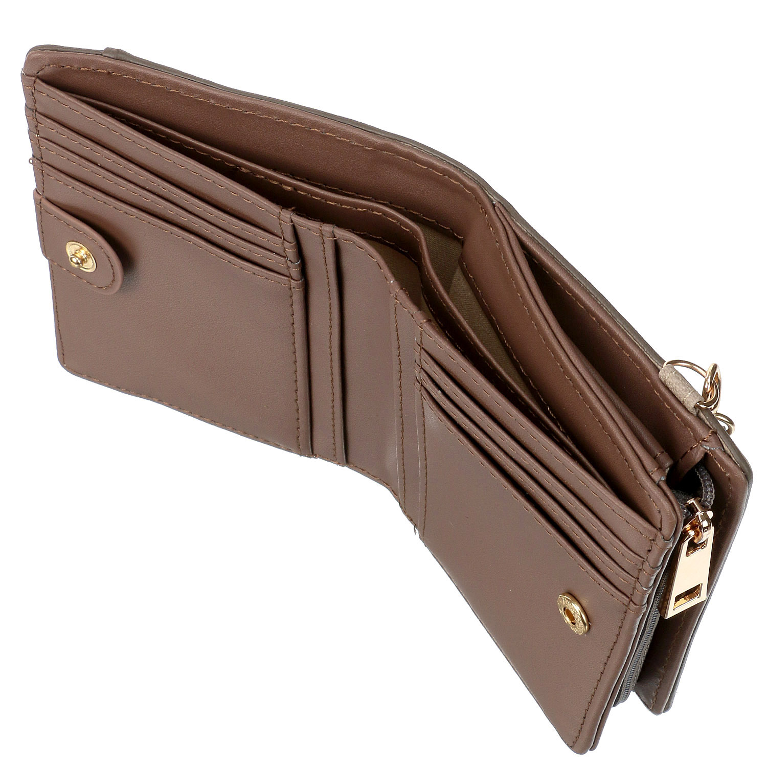 【Moda by bouquet】 レザーシュリンク L字ファアスナーコンパクト財布 - 画像6