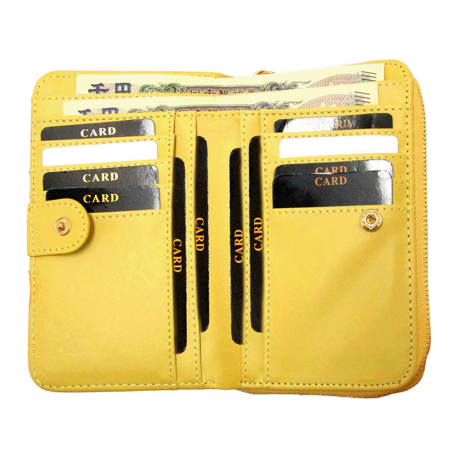 福ブクロウ 2ツ折財布 - 画像5