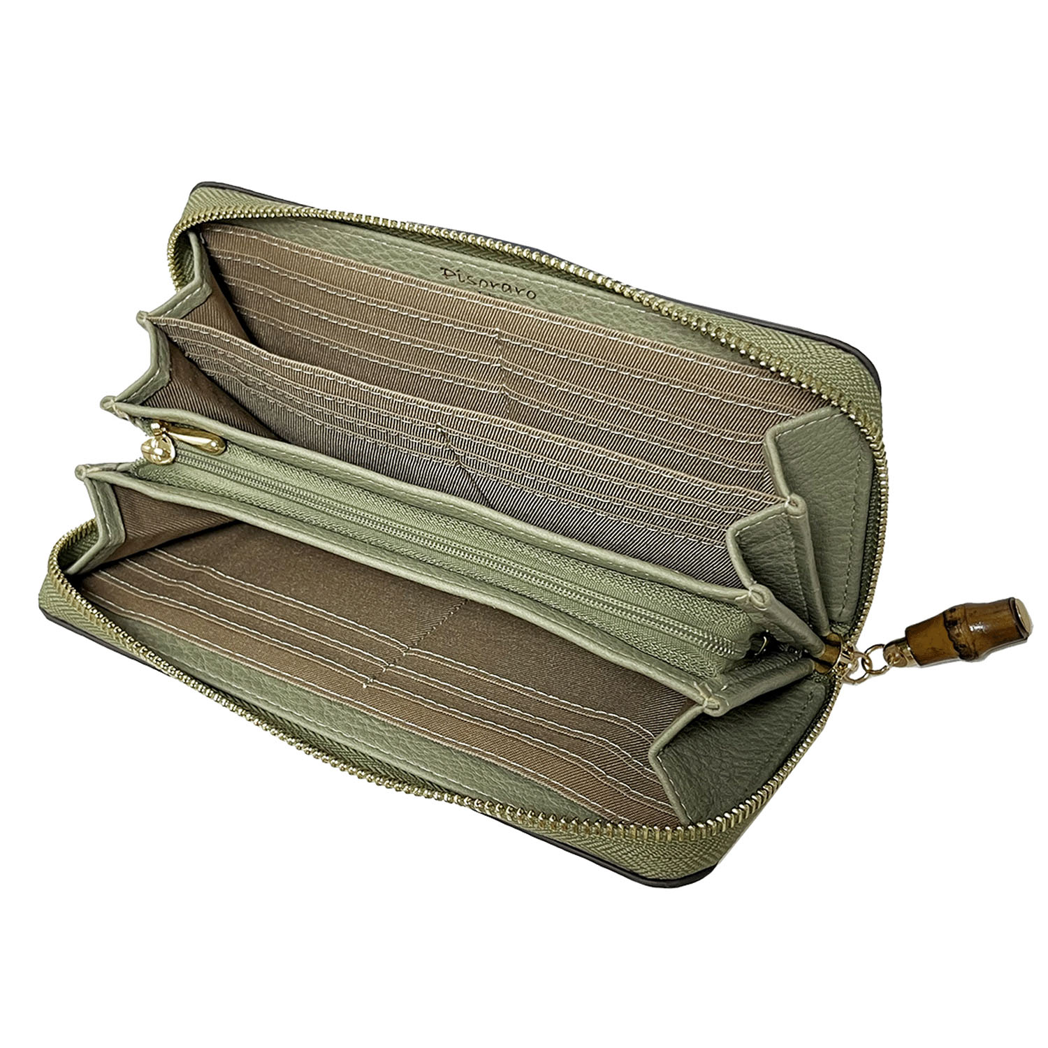 バンブー ラウンドファスナー長財布 - 画像7