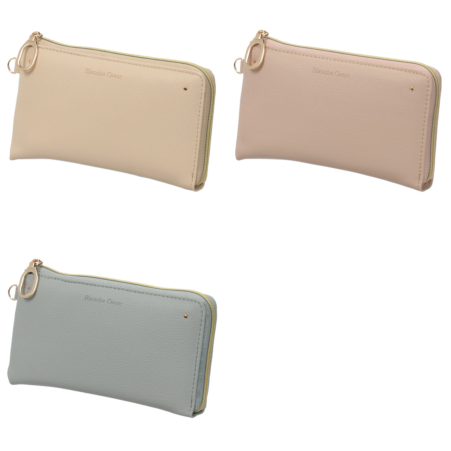 ブランシュクール ミュシャ L字ファスナー長財布 - 画像1