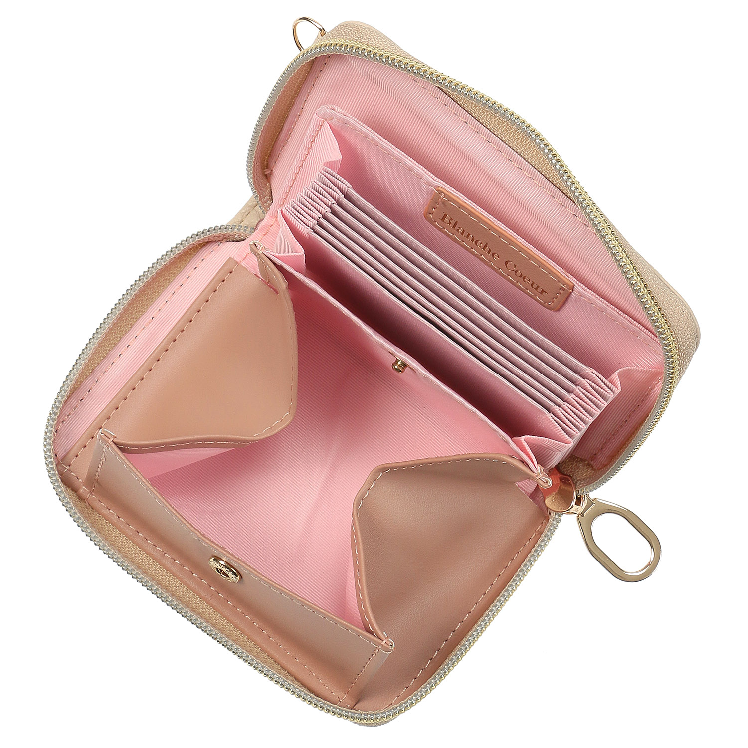 ブランシュクール ミュシャ ラウンドファスナー折財布 - 画像6