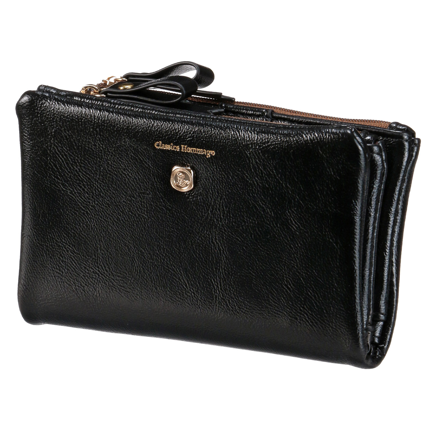 【クラシック オマージュ】  ケイティー袋縫い折財布 - 画像2