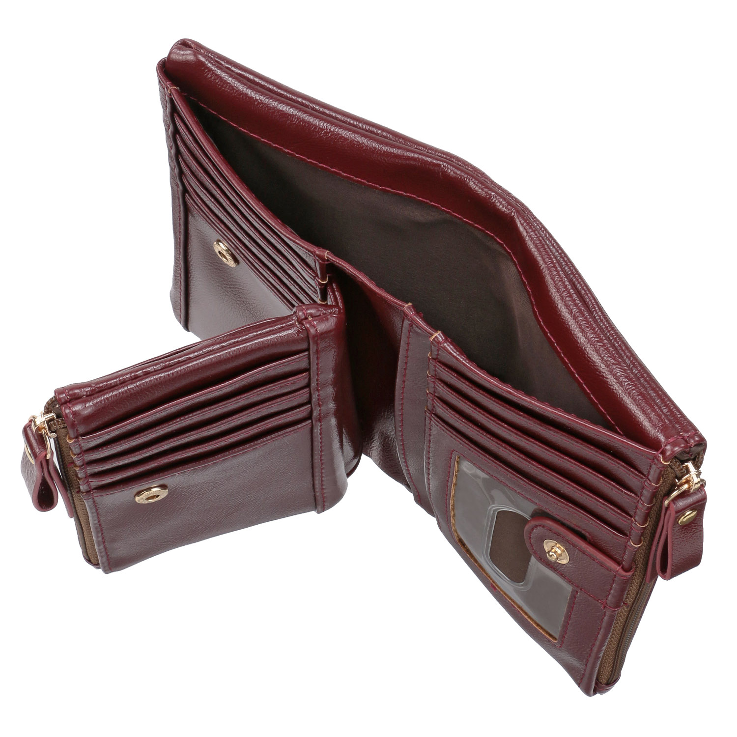 【クラシック オマージュ】  ケイティー袋縫い折財布 - 画像8