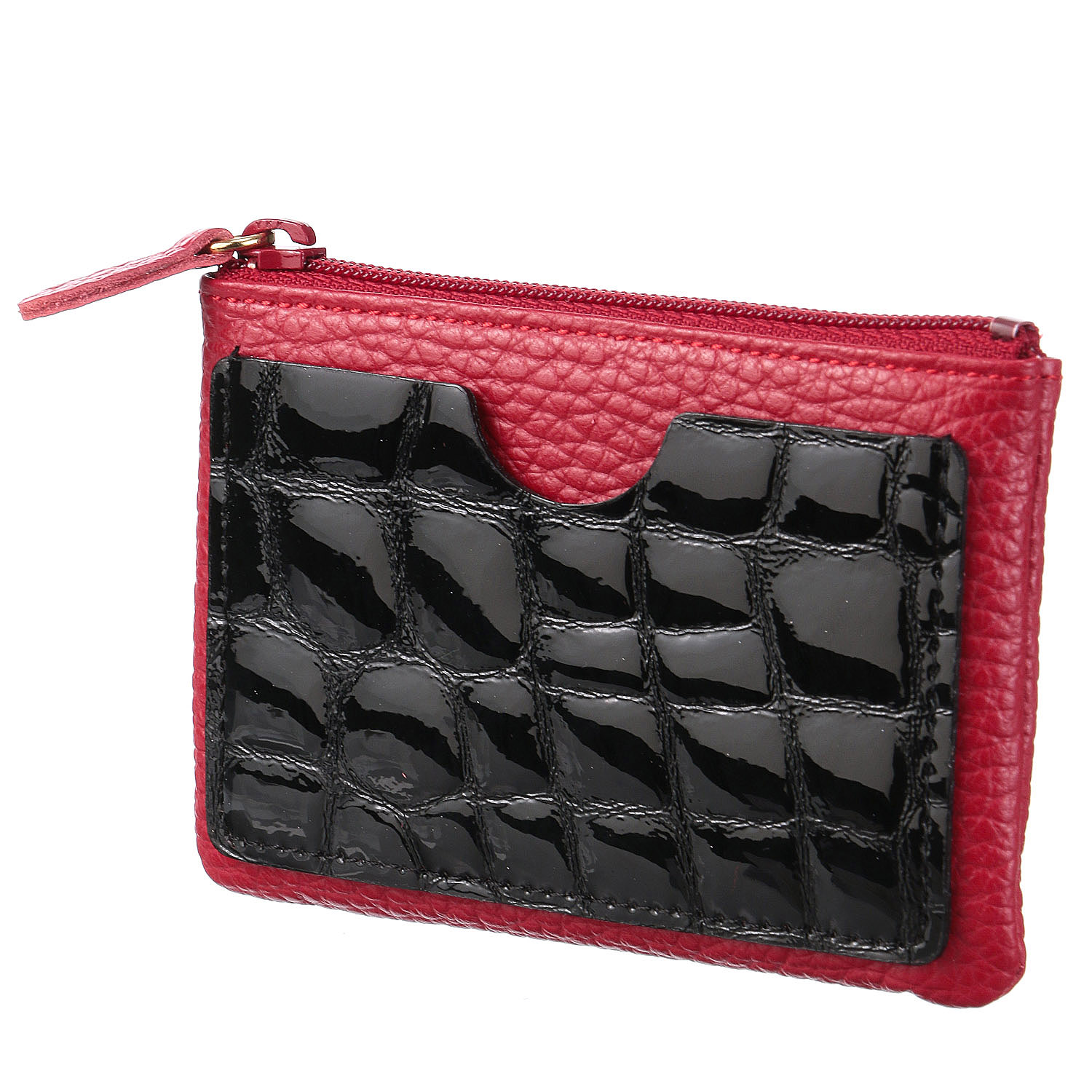 【日本製】 エナメルクロコ小銭入れ - 画像2