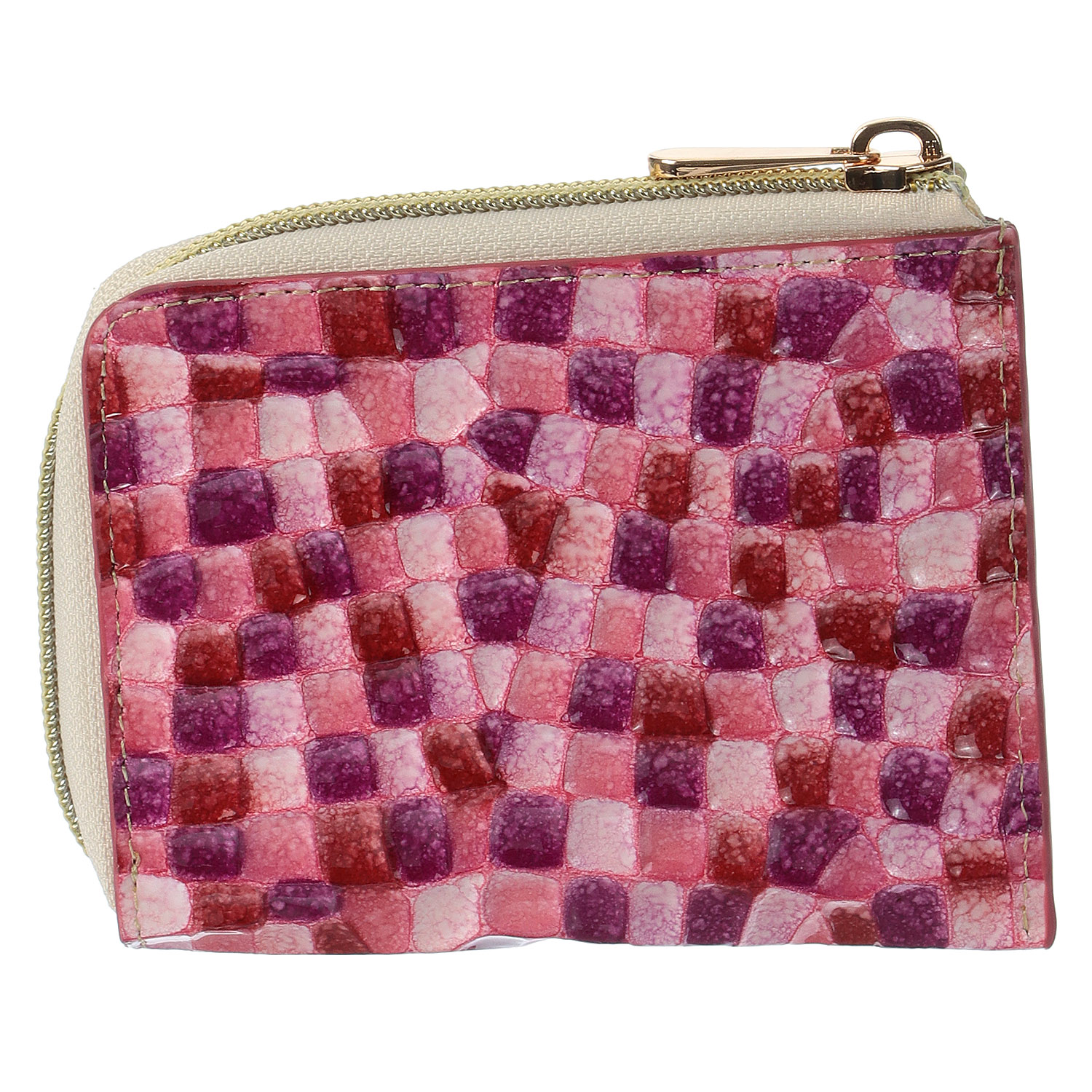 イタリアンレザーL字ファスナーミニ財布 - 画像3