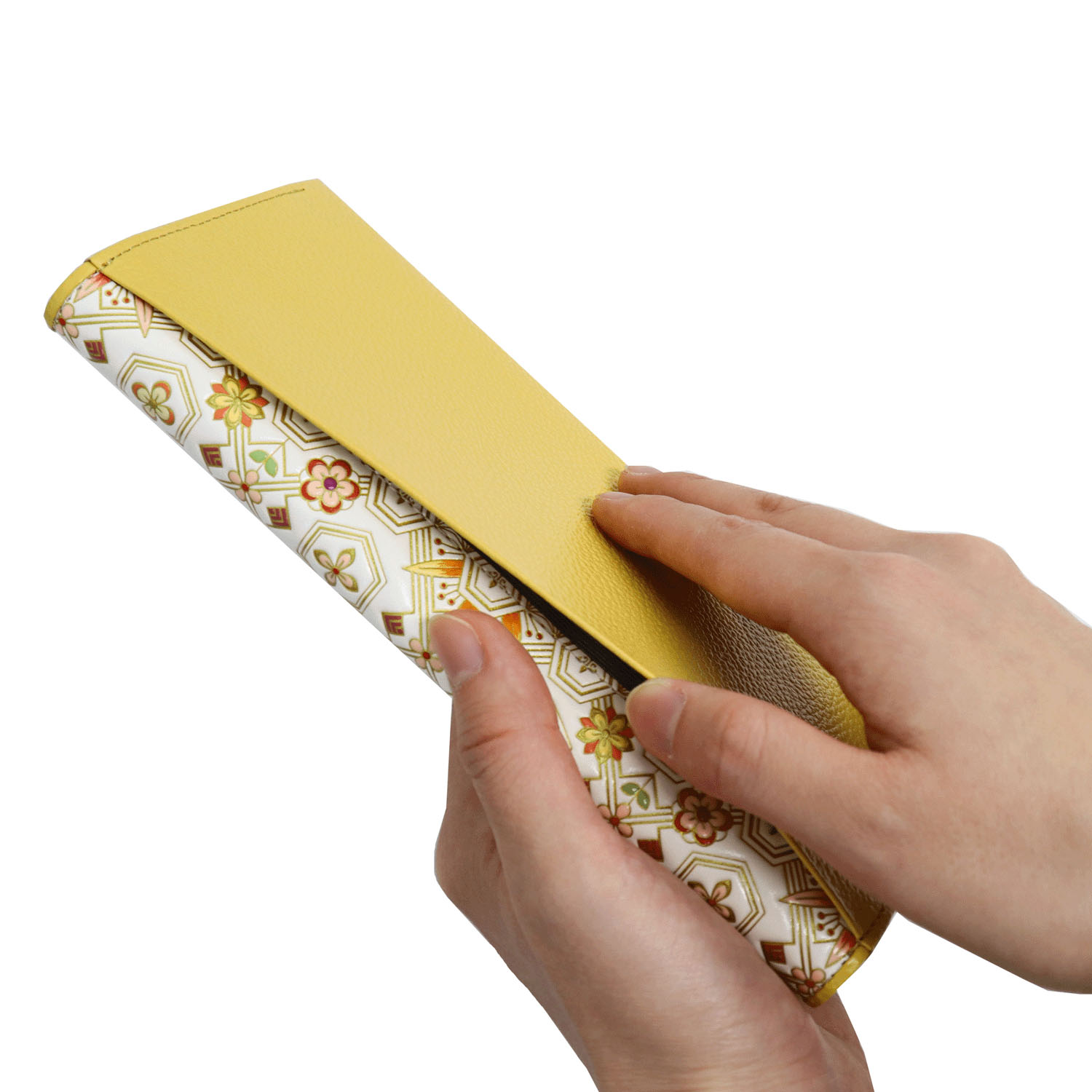 【取り寄せ商品】 浅草文庫 花菱柄ヘリ玉長財布 - 画像10