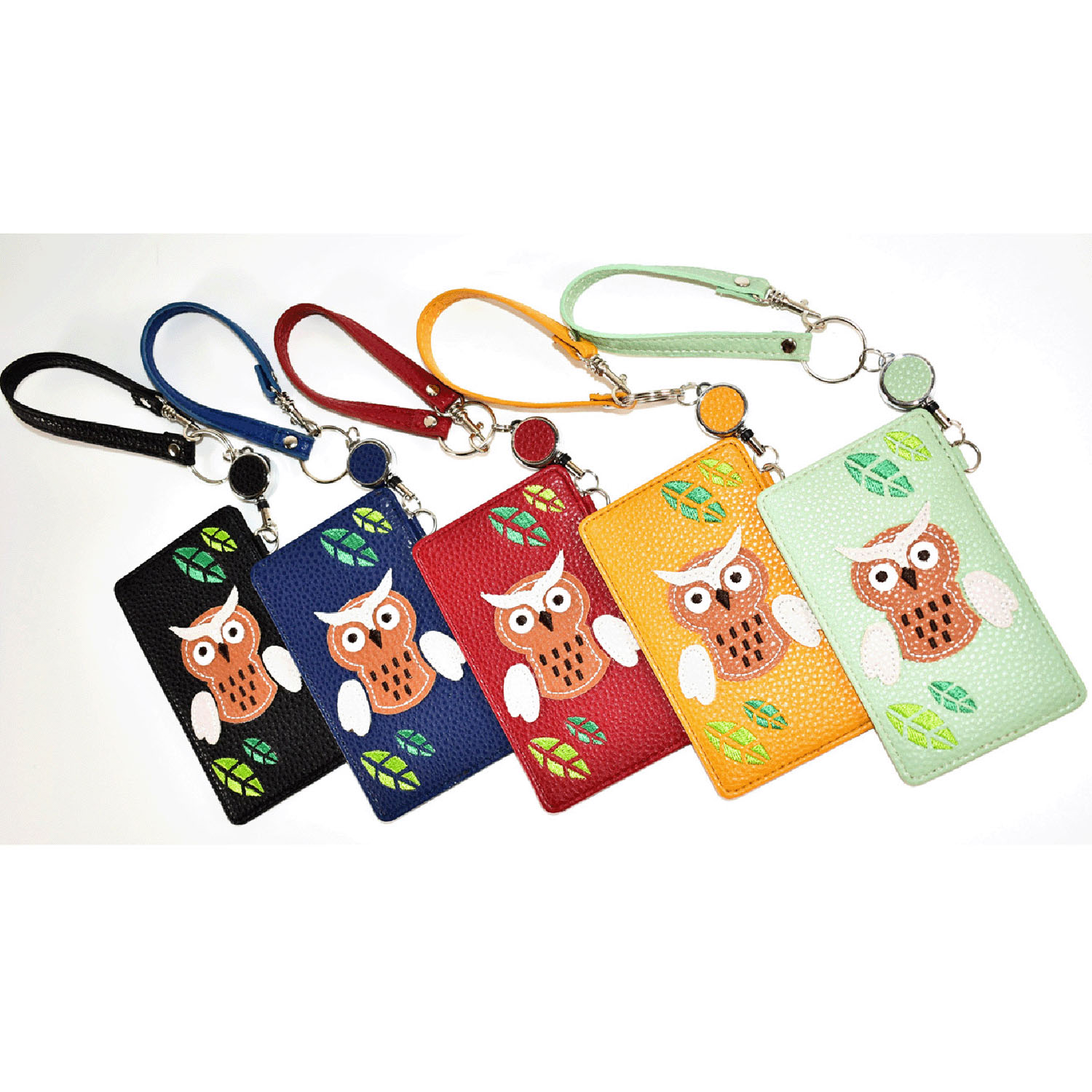 ふくろうパッチワークパスケース - 画像1