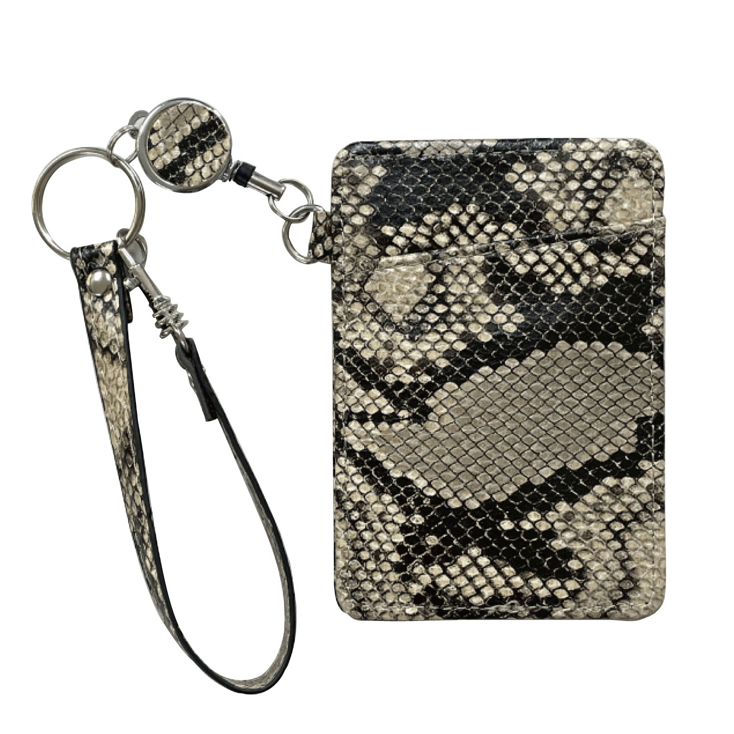 リール付パイソン パスケース - 画像1