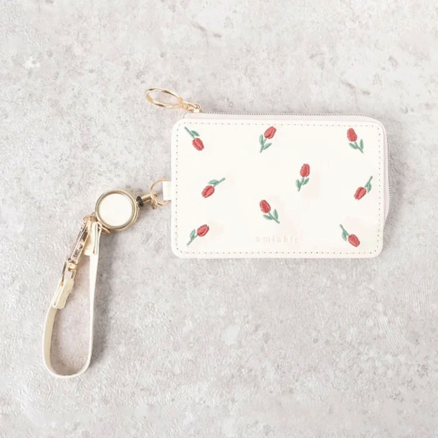 チューリップ柄パスケース - 画像2