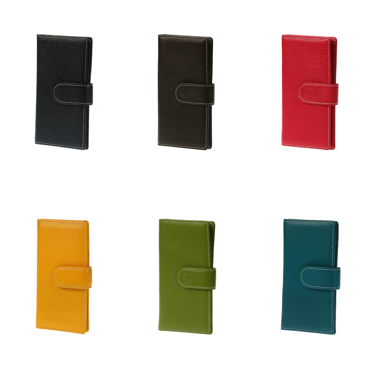 タテ型牛革カードケース