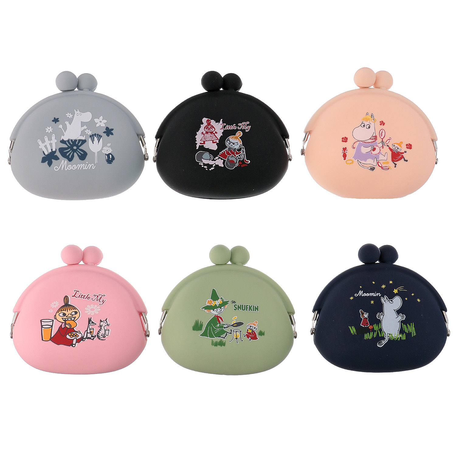 MOOMIN（ムーミン） シリコンがま口 6柄セット