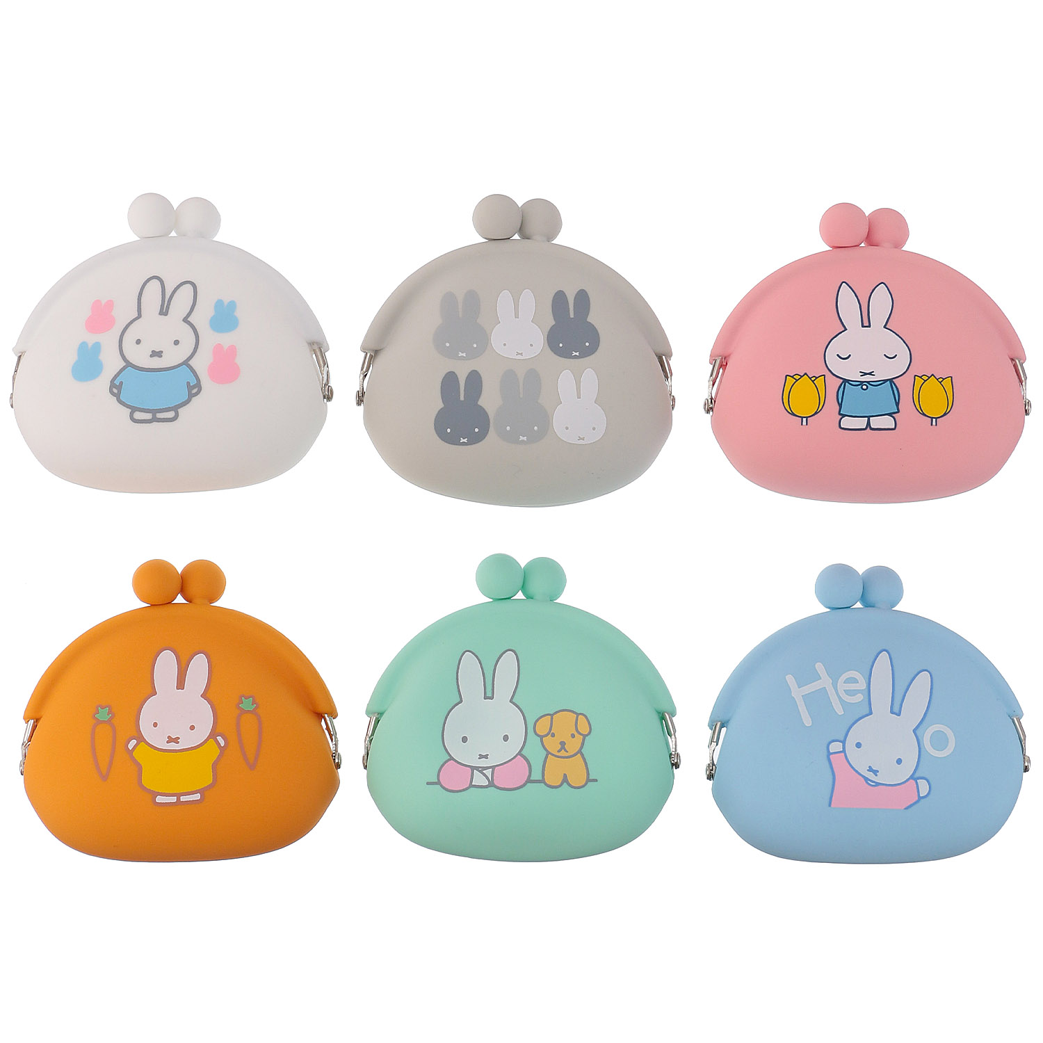 miffy（ミッフィー） シリコンがま口 6柄セット