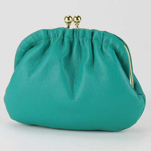 【日本製】 無地ヒダ付親子がま口 - 画像11