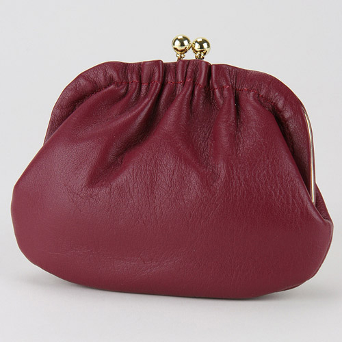 【日本製】 無地ヒダ付親子がま口 - 画像7