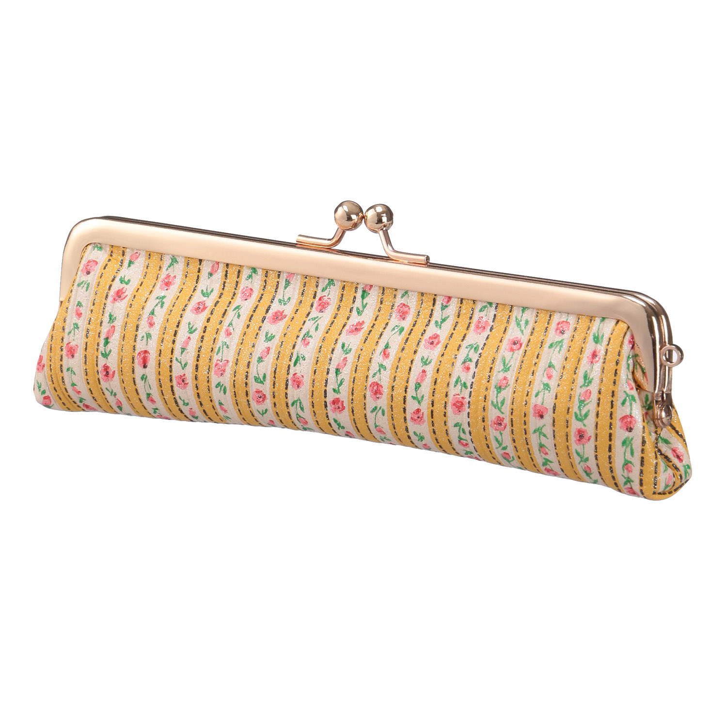 【日本製】 ボンシック ストライプがま口 コインケース - 画像4