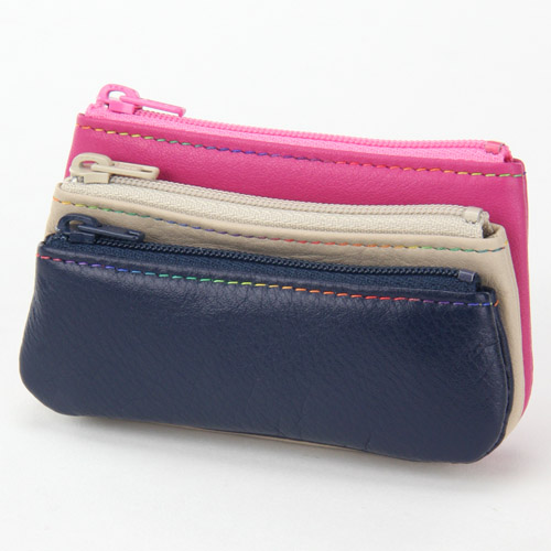 牛革マルチバイカラー 3点小銭入れ - 画像8