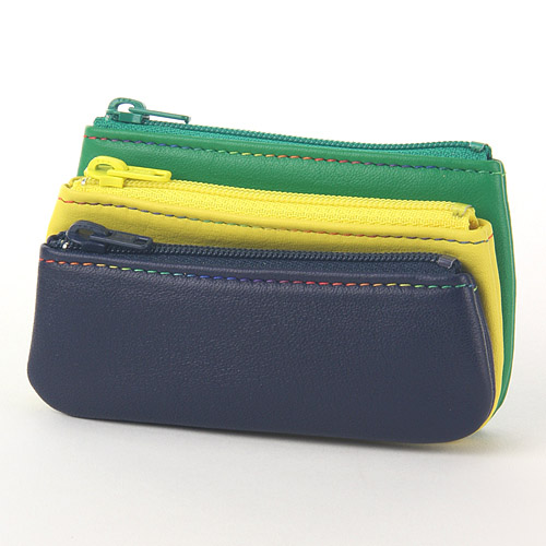 牛革マルチバイカラー 3点小銭入れ - 画像9