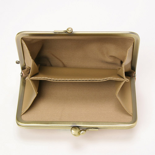 【日本製】 アンティーク三枚ガマ口 - 画像2