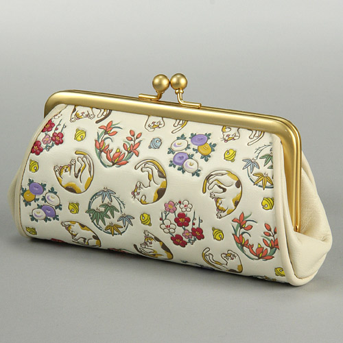 【取り寄せ商品】  浅草文庫 猫柄 親子がま口 - 画像2