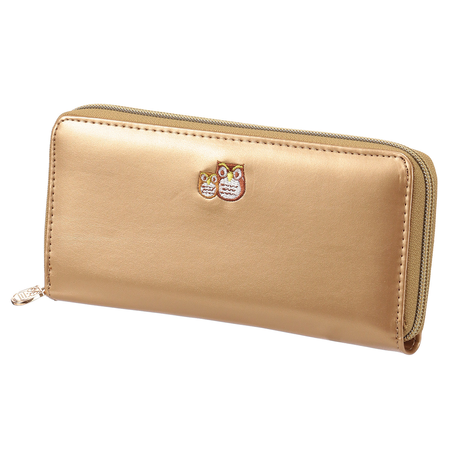 縁起財布ふくろう刺繍 - 画像2