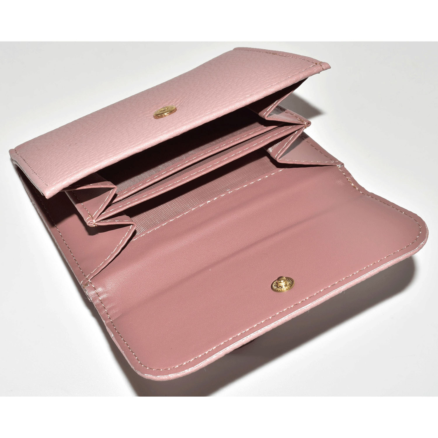 猫パッチワーク 2ツ折り財布 - 画像9