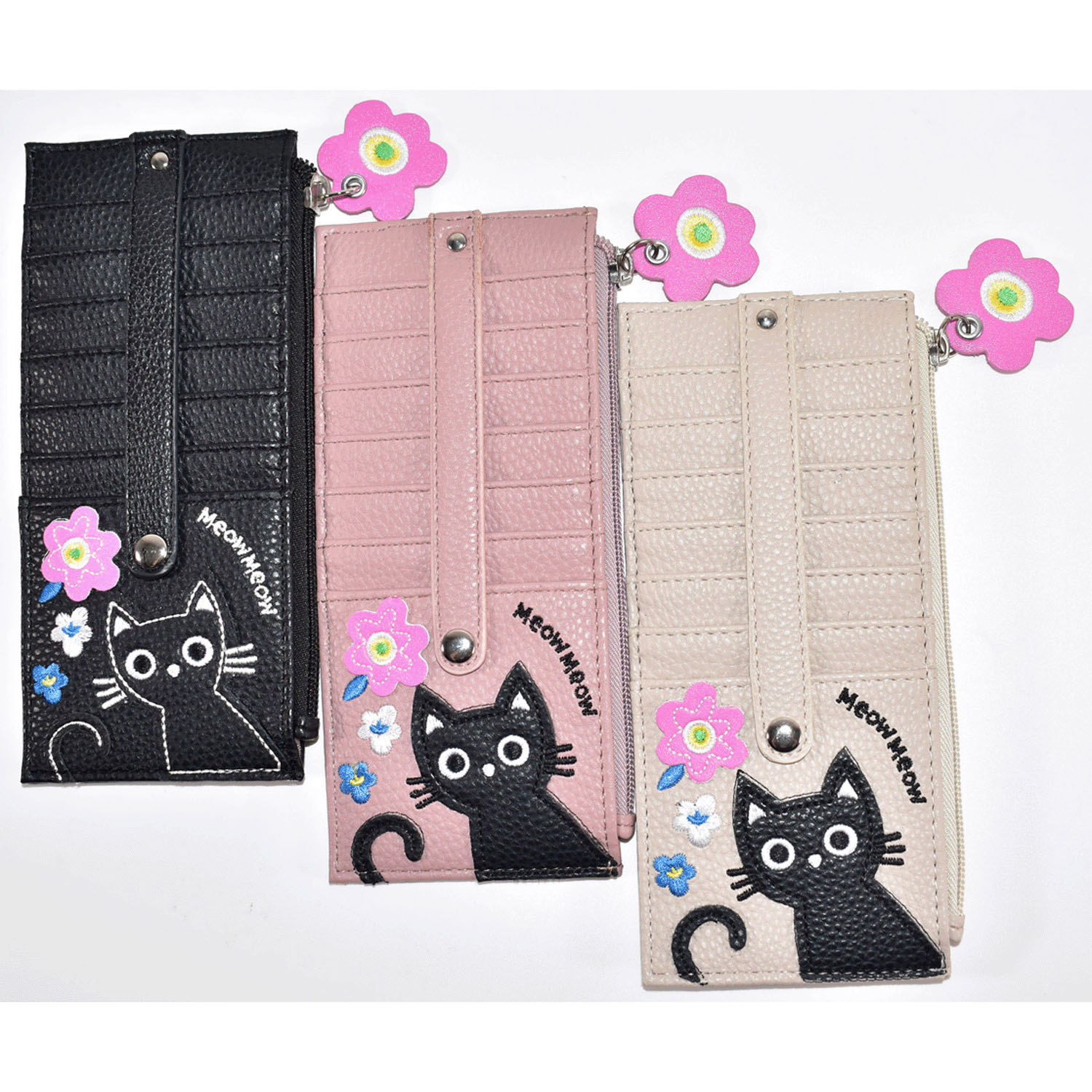 猫パッチワーク カードケース