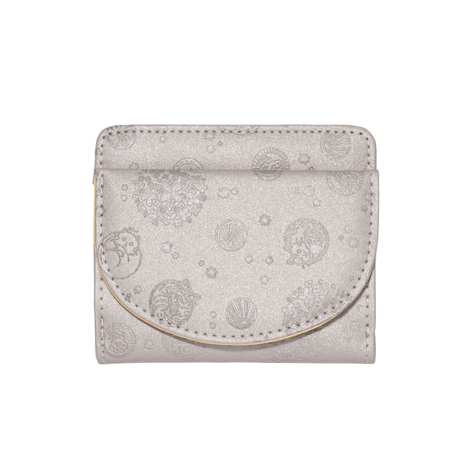 猫柄 外オープン小銭入れ付きミニ財布 - 画像3