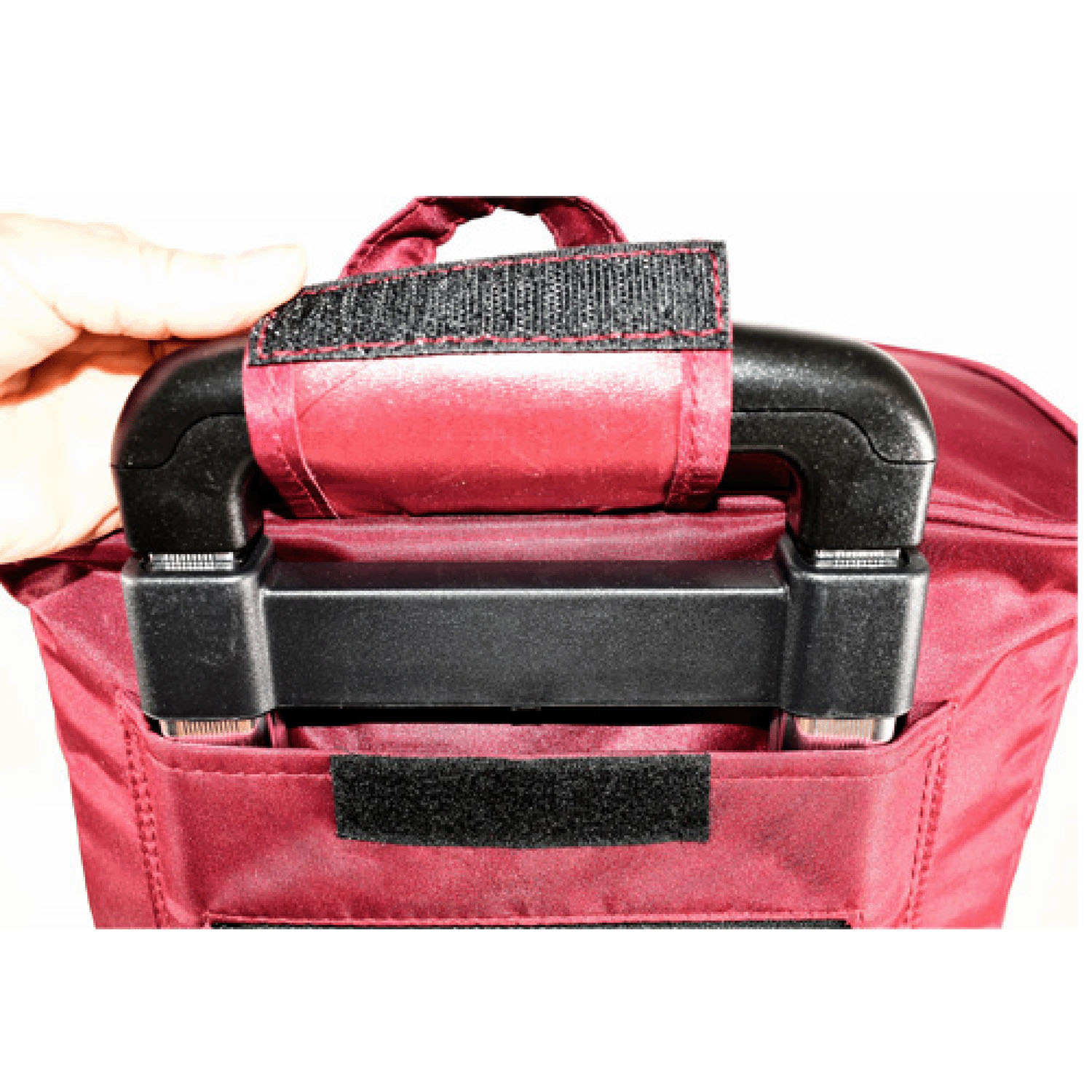 シェニールテープ付きキャリーカート 4輪 - 画像7