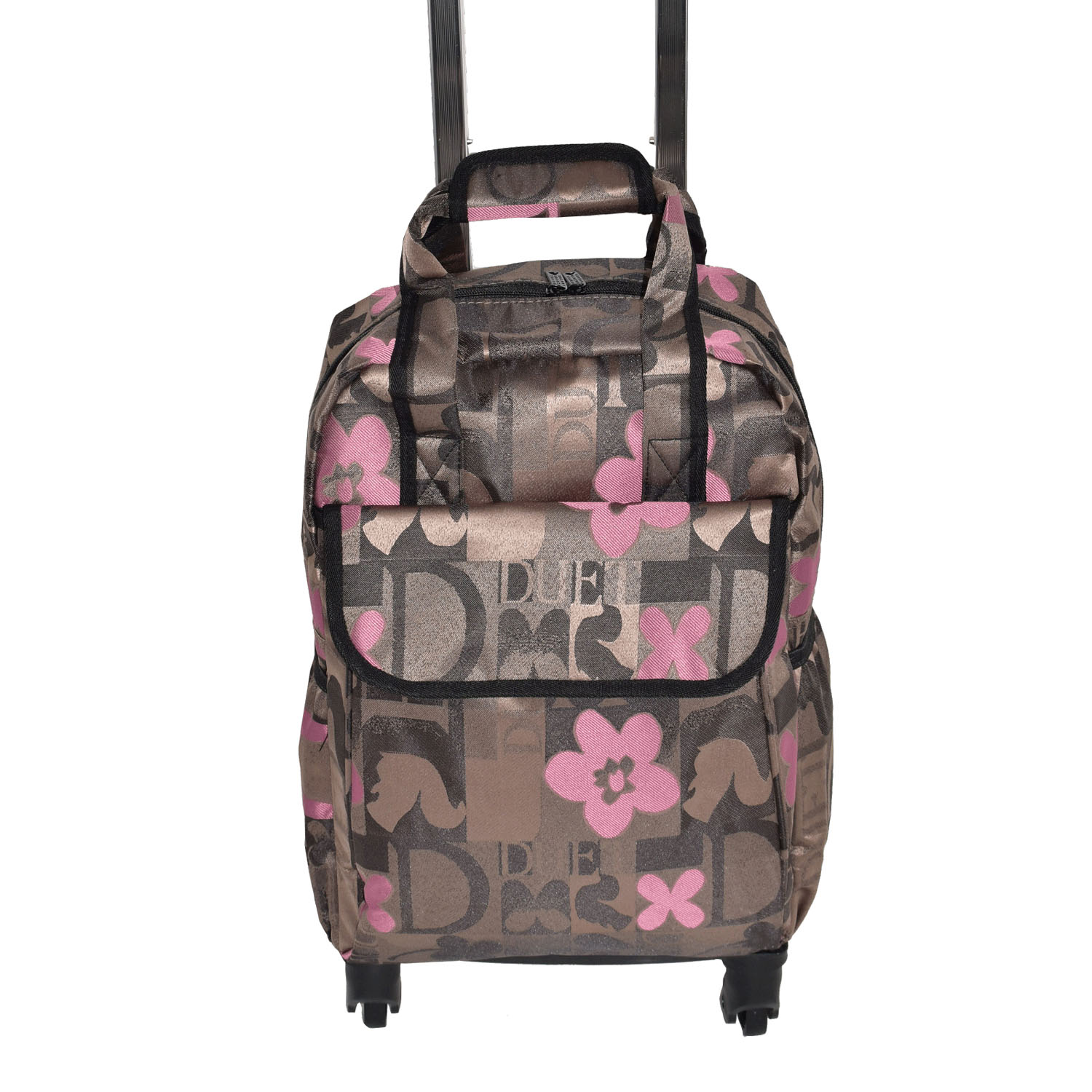 4輪ジャガードショッピングカート - 画像2