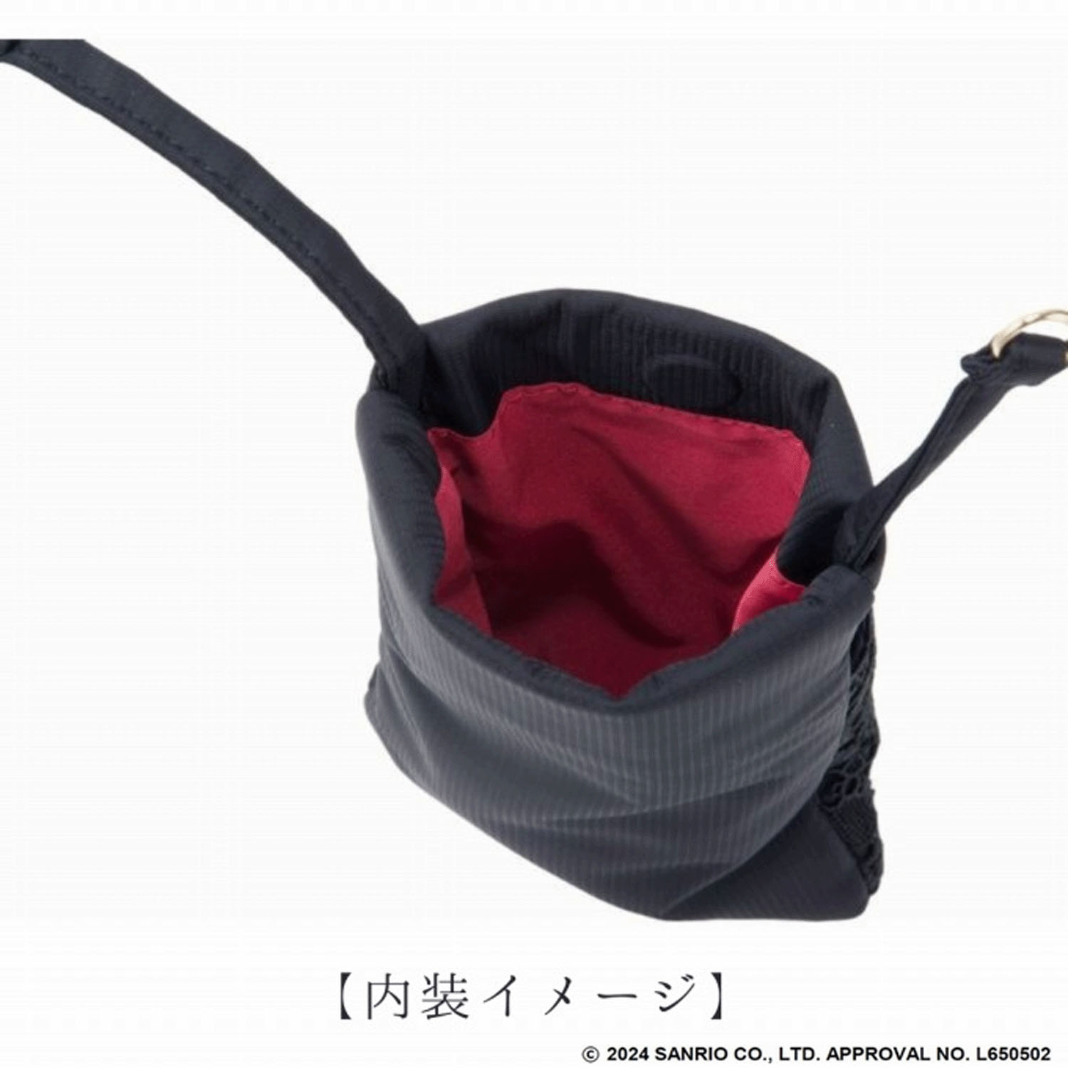 【取り寄せ商品】 スワニー D642  Hello Kitty・近沢レース店・スワニーコラボ 3WAYポーチ - 画像5