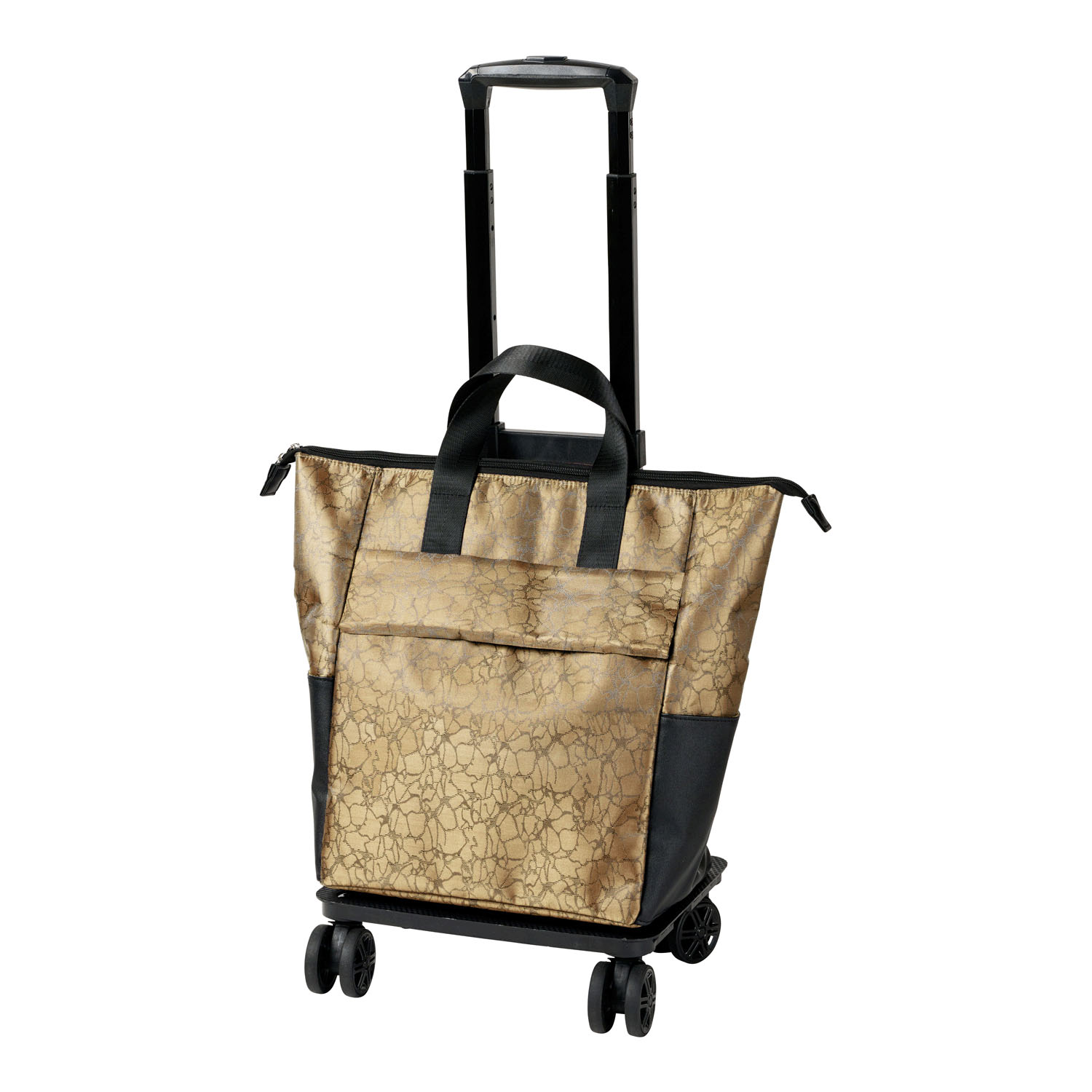 【cocoro コ・コロ】  保冷・保温 リーフレース4輪カート - 画像2