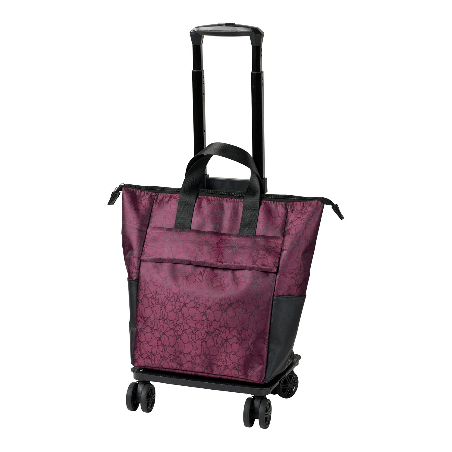 【cocoro コ・コロ】  保冷・保温 リーフレース4輪カート - 画像3