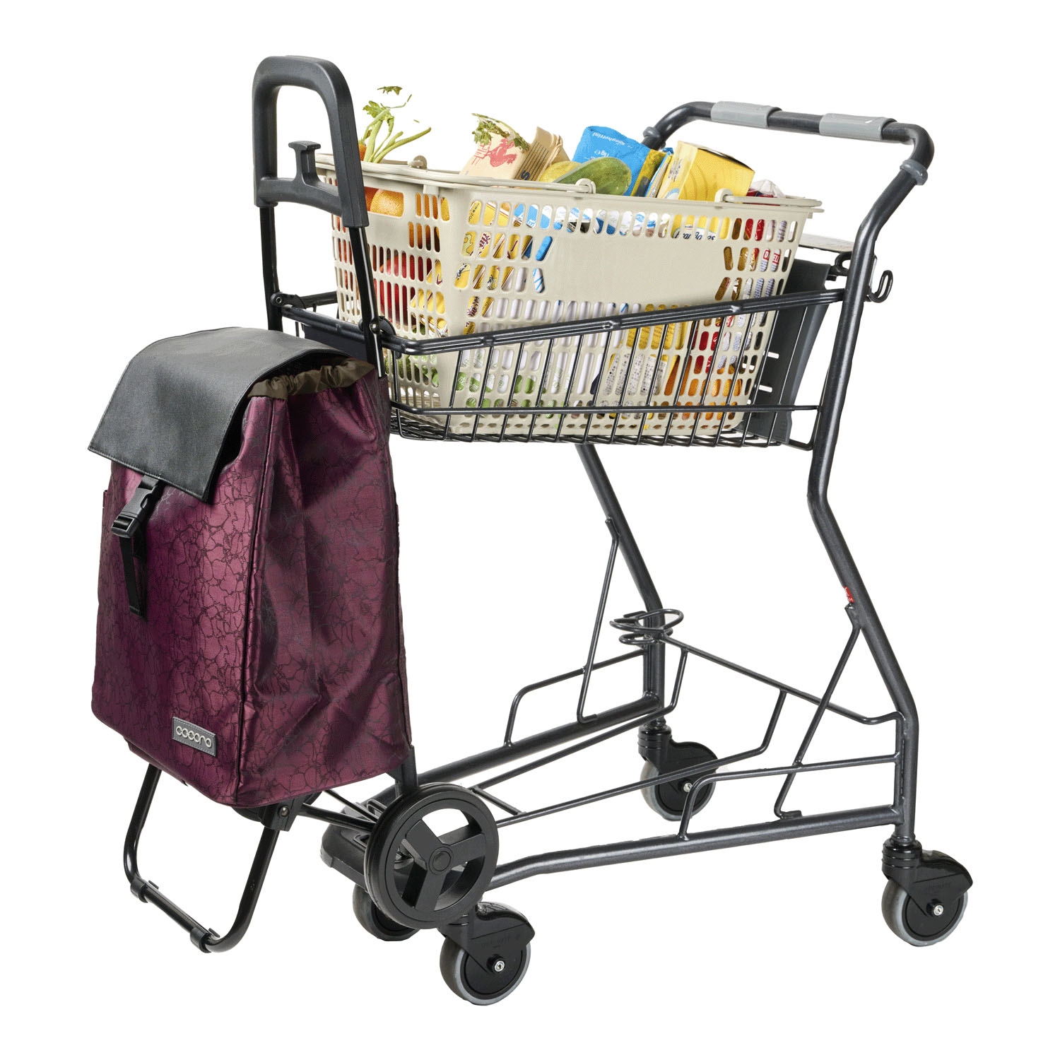 【cocoro コ・コロ】  保冷・保温 リーフレース2輪カート - 画像5