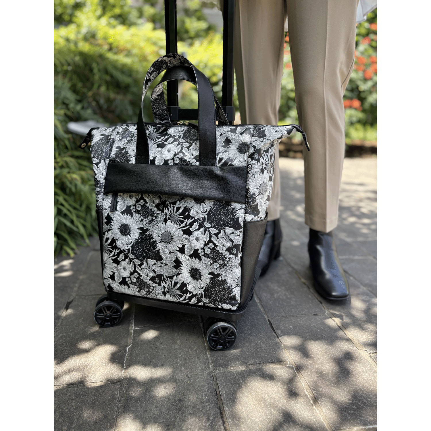 【リバティ・ファブリックス】 保冷・保温 4輪カート ポーチ付き