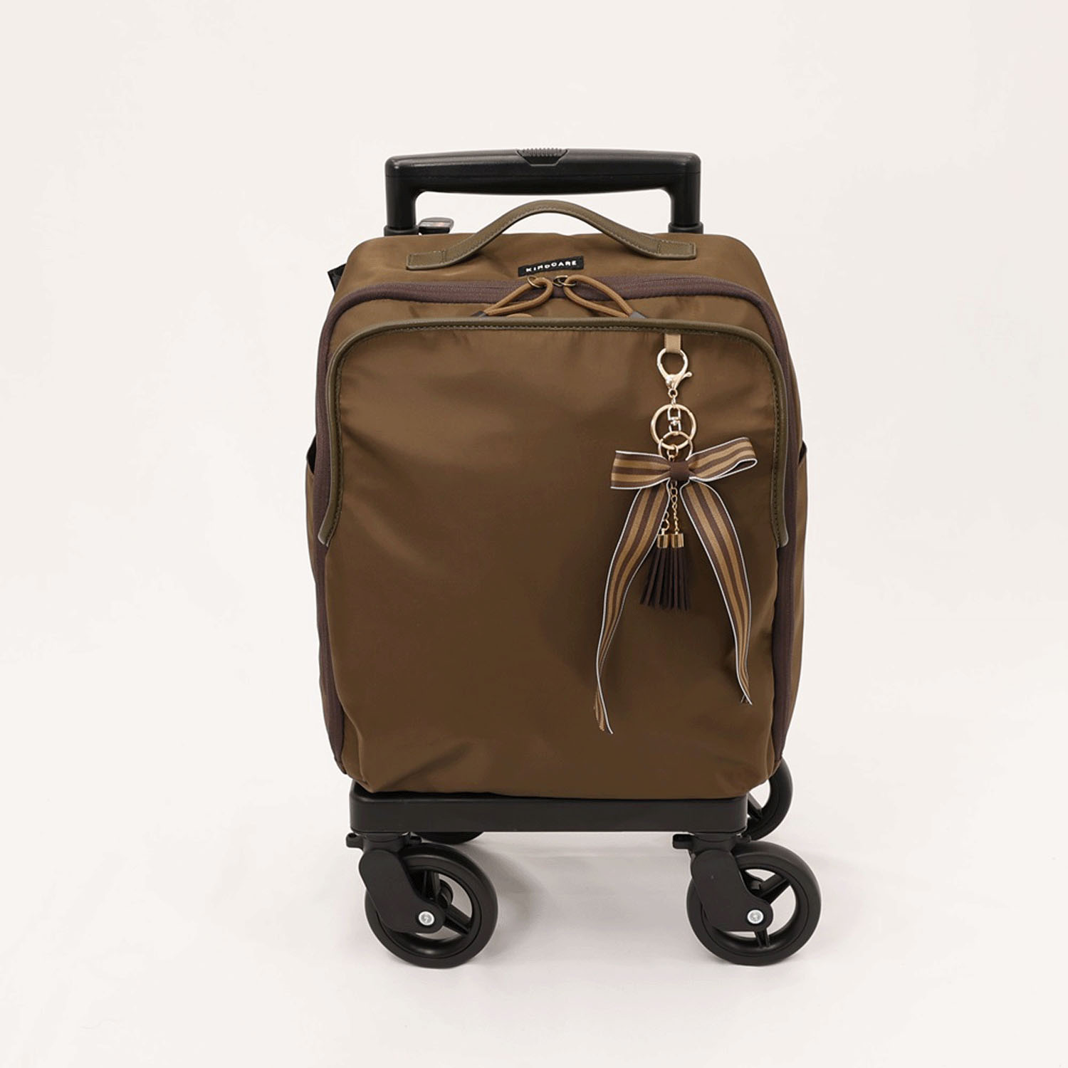 【KIND CARE】 リボンチャーム横押し4輪カート