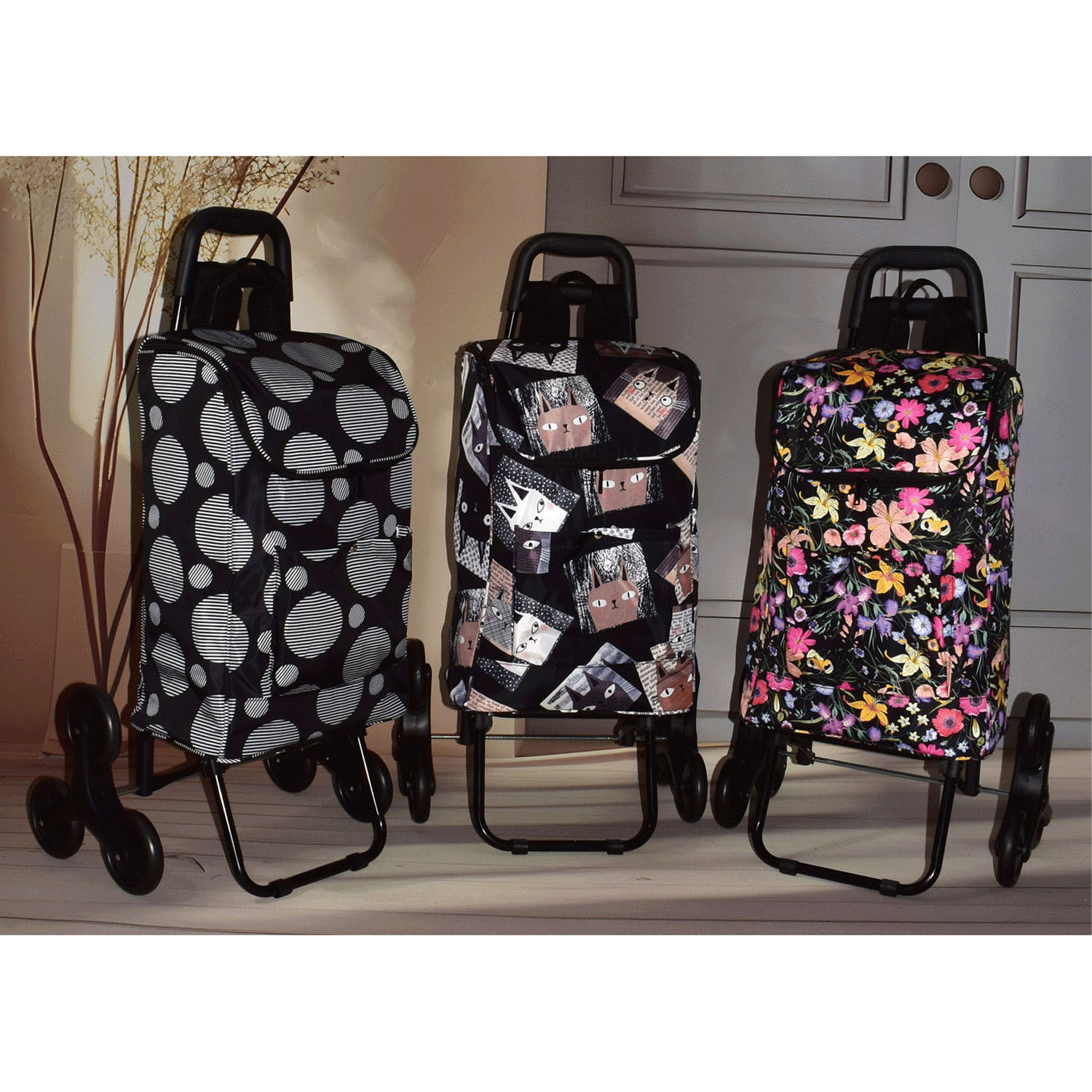 【保冷保温】 3連車輪キャリーカート