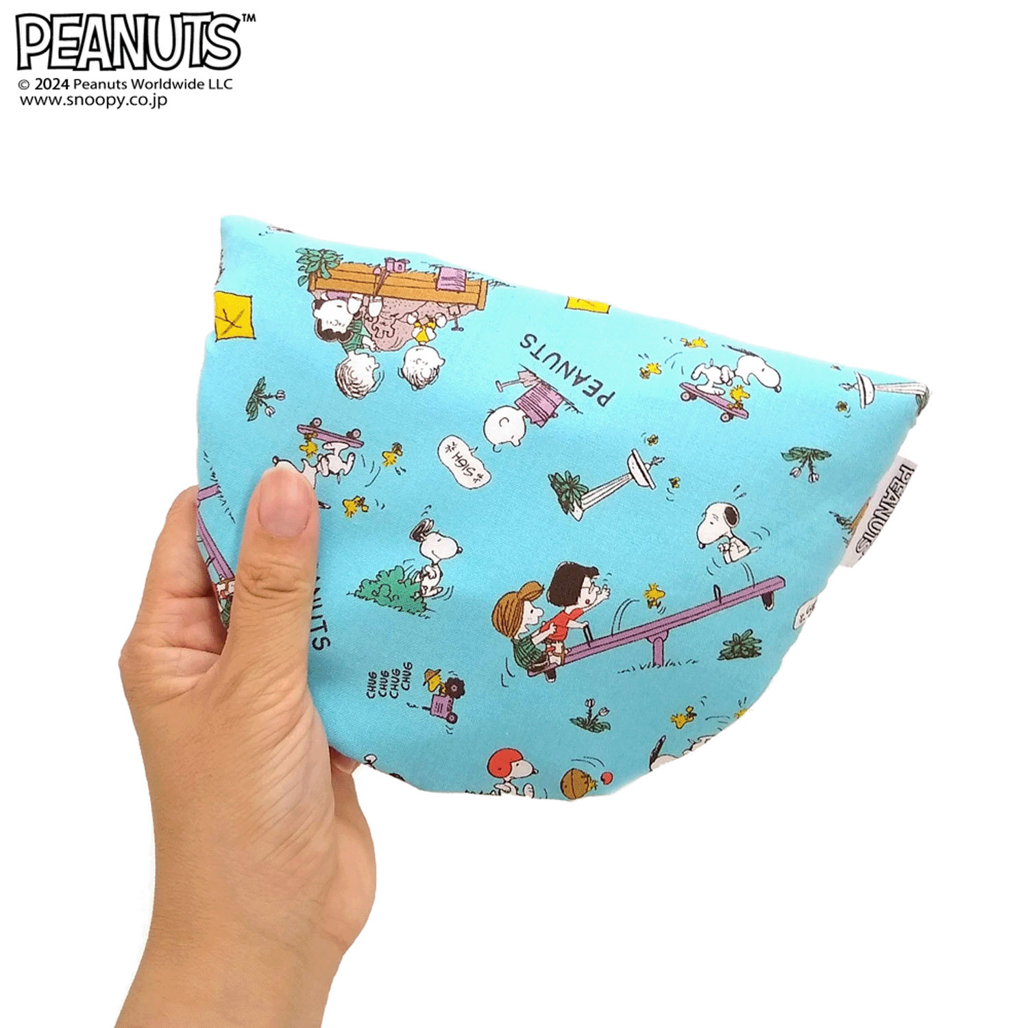 PEANUTSパーク柄 ネックピロー - 画像3