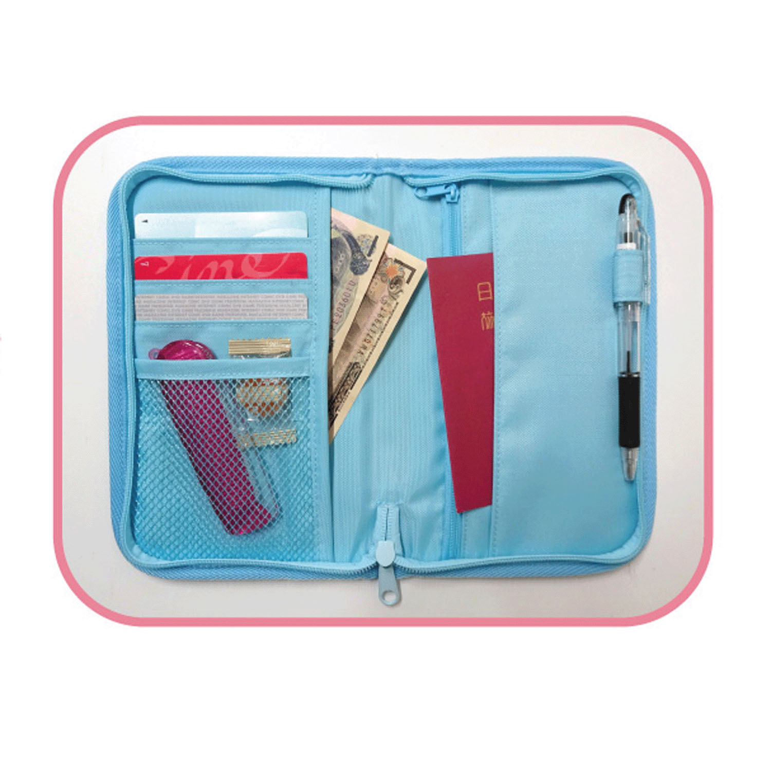 【トラベルグッズ】 サンリオ多機能フラットポーチ - 画像6