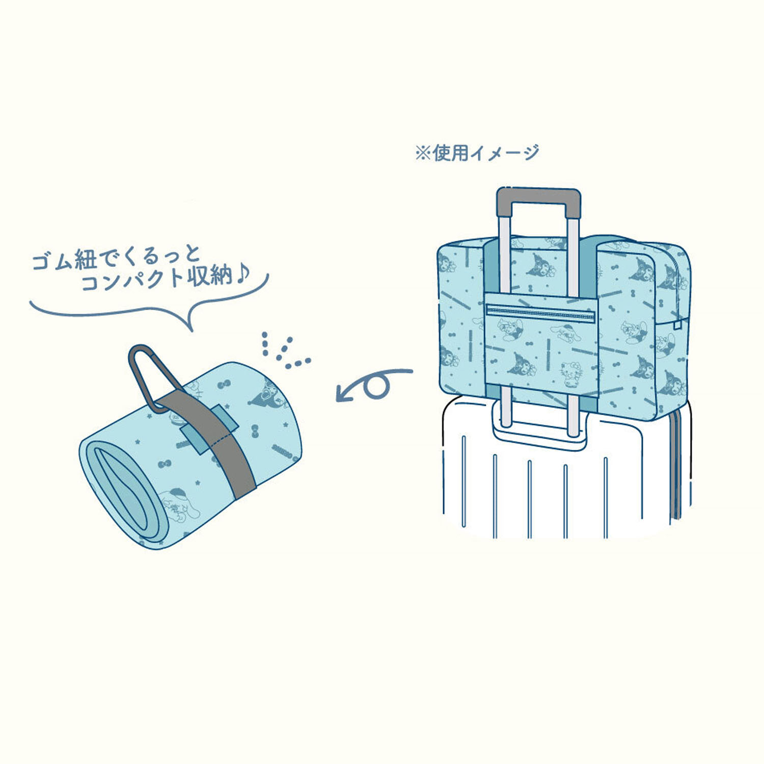 サンリオ キャリーオンバッグ - 画像5