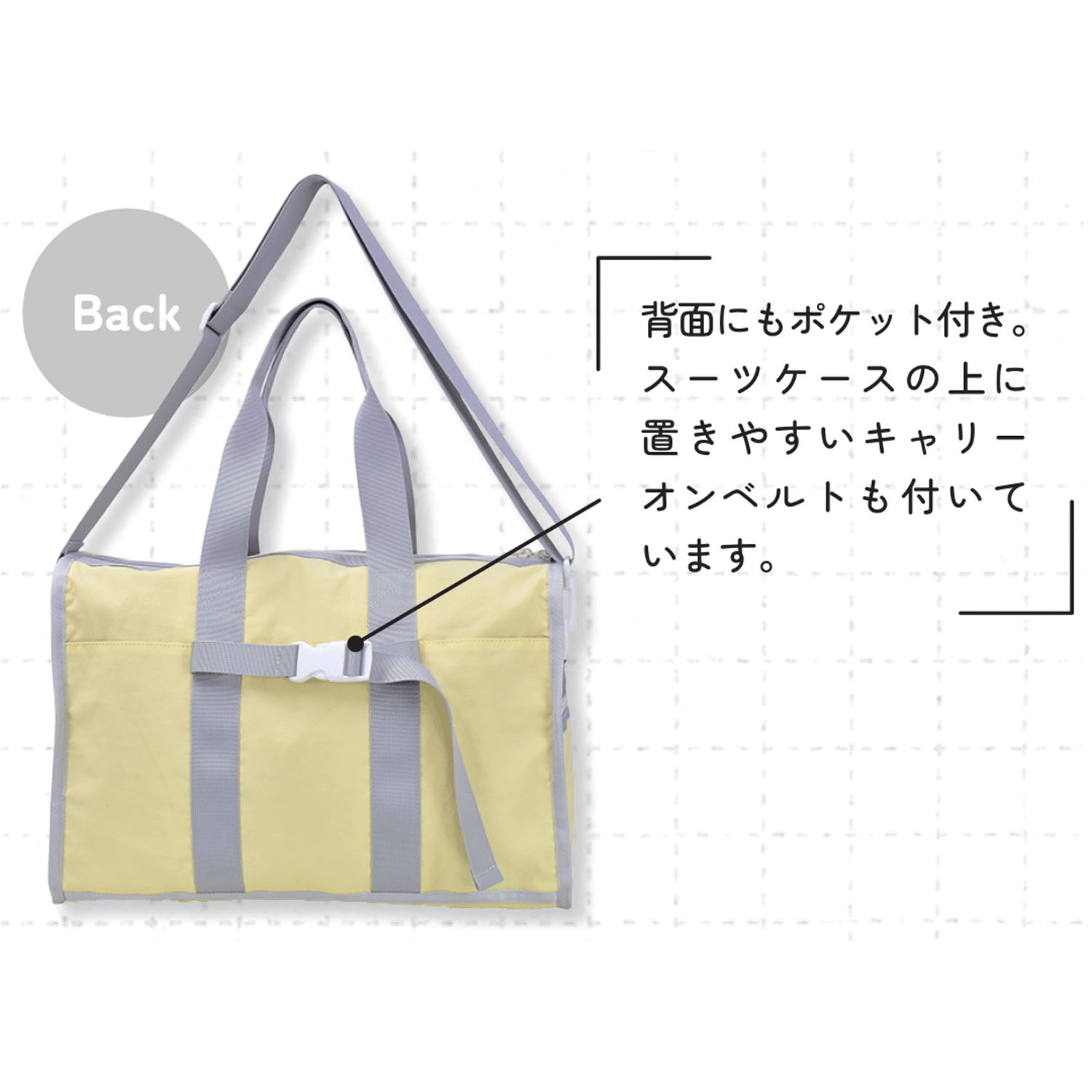 【トラベルグッズ】 ウッドストック ボストンバッグ - 画像8