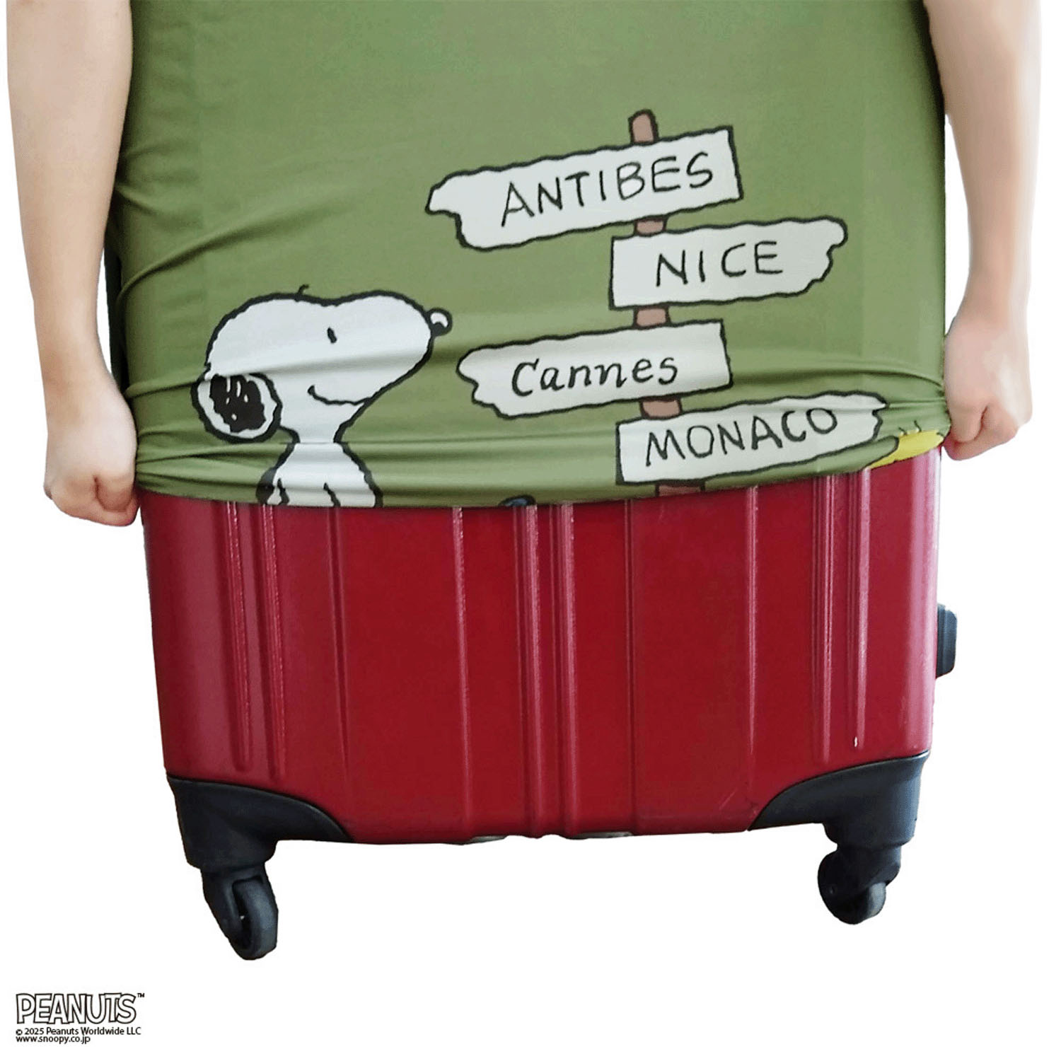 スヌーピー スーツケースカバ－ Lサイズ - 画像9