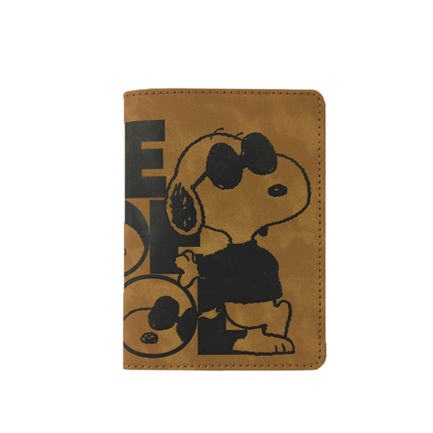 スヌーピー エンボスパスポートケース