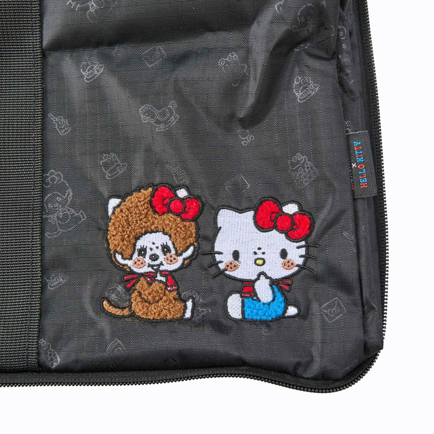 超大型折りたたみボストンバッグ  モンチッチ×ハローキティ - 画像7