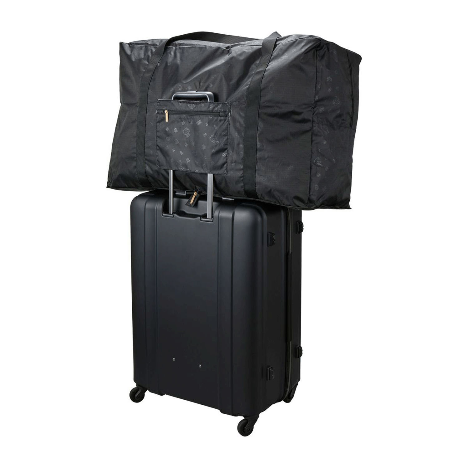 超大型折りたたみボストンバッグ  モンチッチ×ハローキティ - 画像8